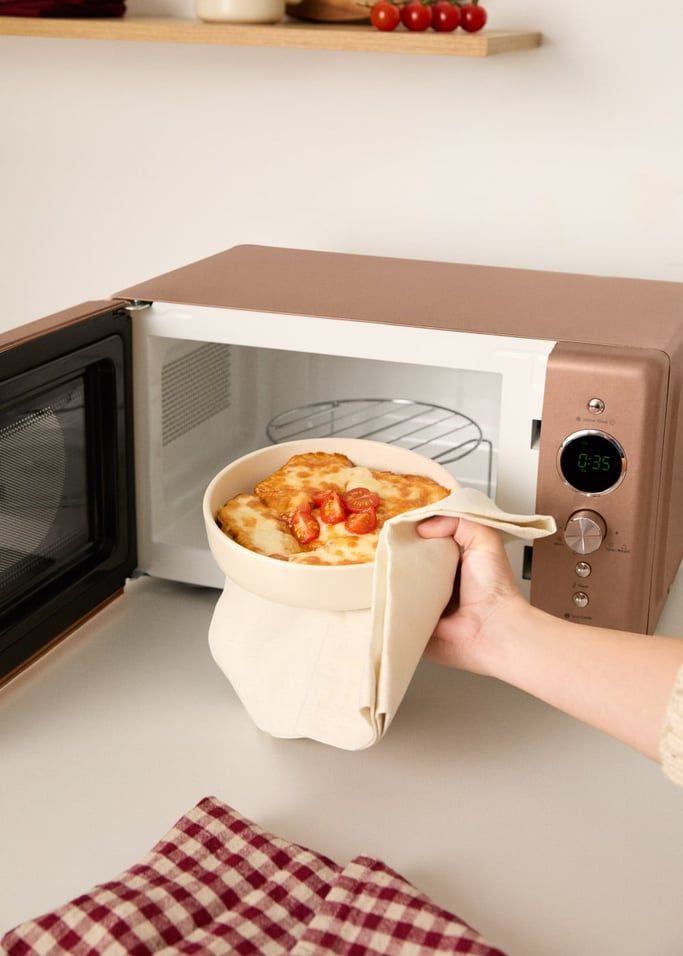 MICROWAVE RETRO - Mikrowelle 20 l, digitaler Grill, 900 W, Galeriebild 3