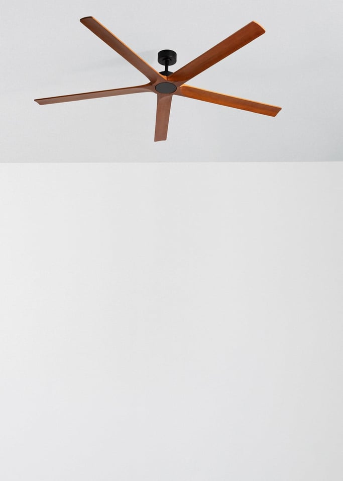 WIND INDUSTRIAL WOOD - Leiser 40W-Deckenventilator aus 100 % Holz in verschiedenen Größen, Galeriebild 2