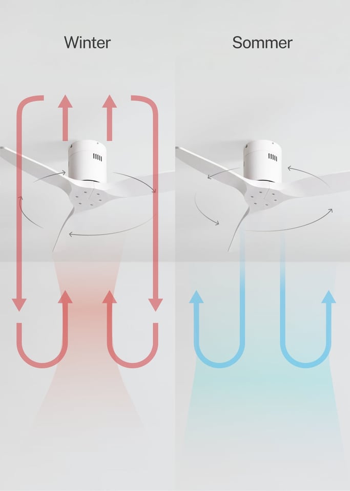 WIND CALM NATURAL WOOD - Leiser Deckenventilator 40W 100% Holz , Galeriebild 3