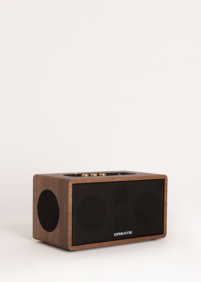 SPEAKER RETRO WOOD - Tragbarer 55W Lautsprecher mit Bluetooth, USB und AUX Tragbarer, Galeriebild 6