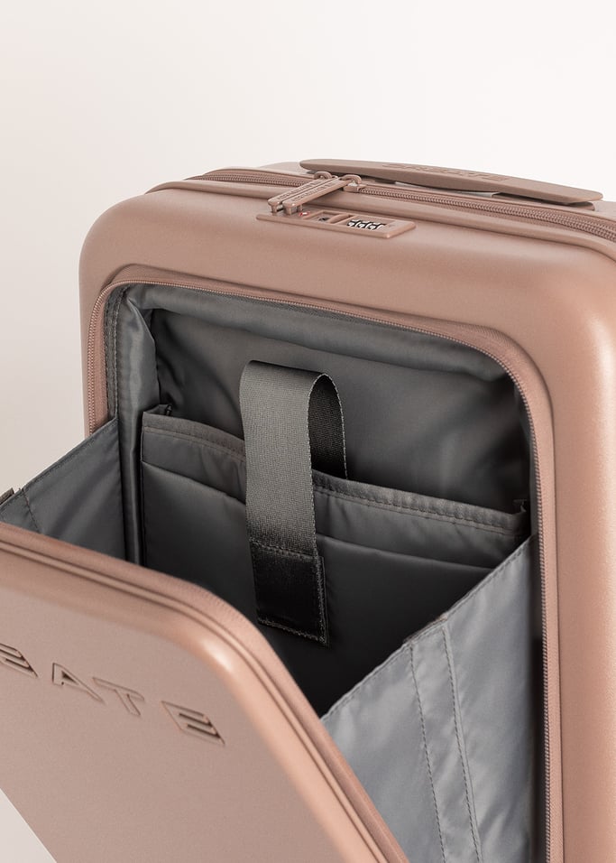 LUGGAGE STUDIO POCKET - Erweiterbarer Hartschalenkoffer aus Polycarbonat für Low-Cost-Airlines mit TSA-Schloss, Galeriebild 9
