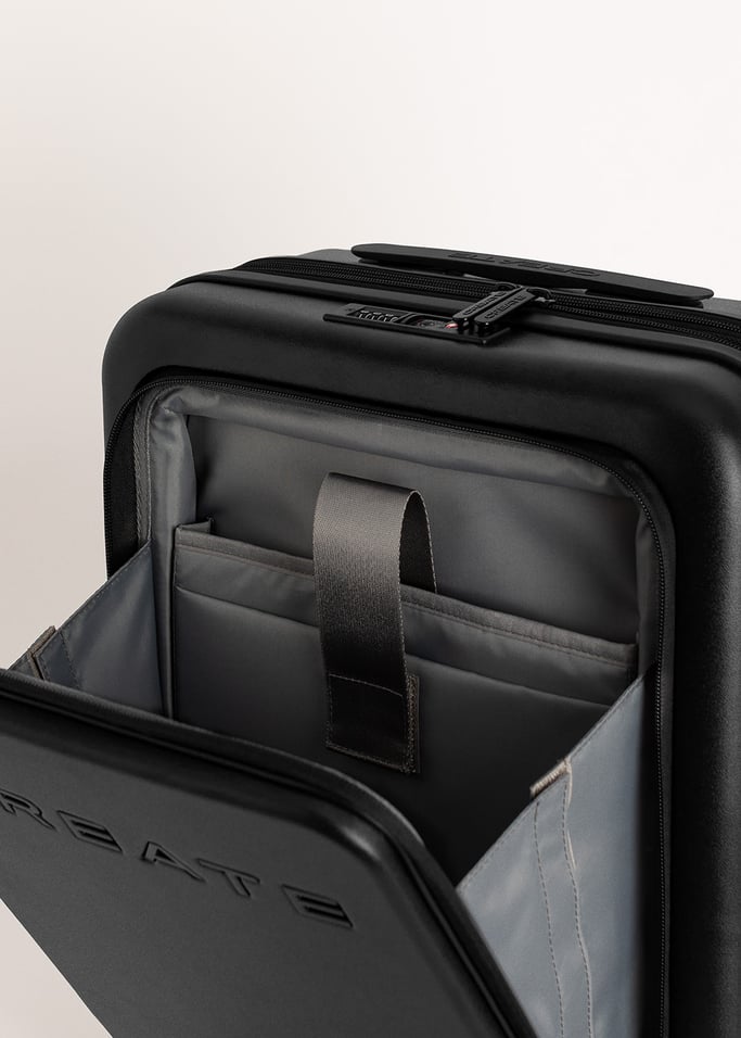 LUGGAGE STUDIO POCKET - Erweiterbarer Hartschalenkoffer aus Polycarbonat für Low-Cost-Airlines mit TSA-Schloss, Galeriebild 9