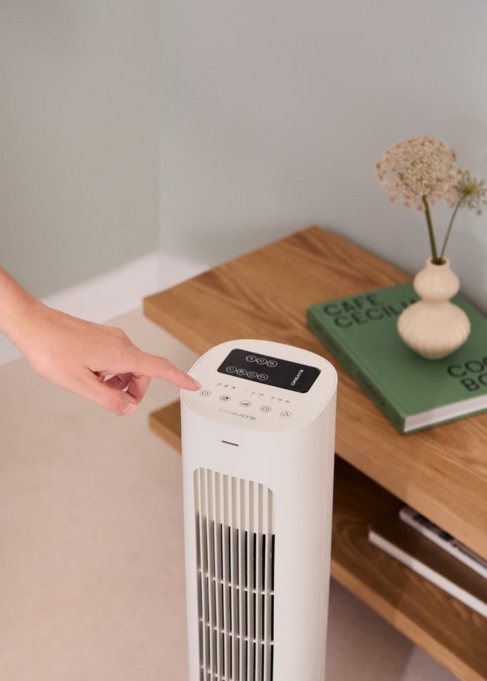 AIR TOWER - Oszillierender Turmventilator 50W, 77 cm Höhe, Galeriebild 3