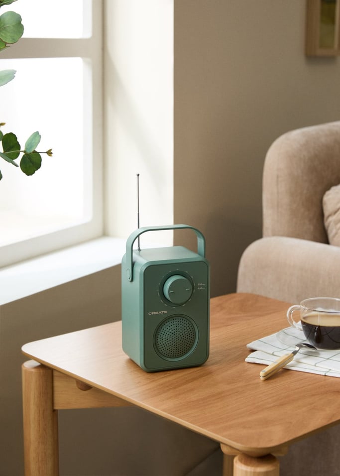 RADIO SPEAKER STUDIO - Tragbares AM/FM-Radio 5 W mit integriertem Lautsprecher, Galeriebild 1