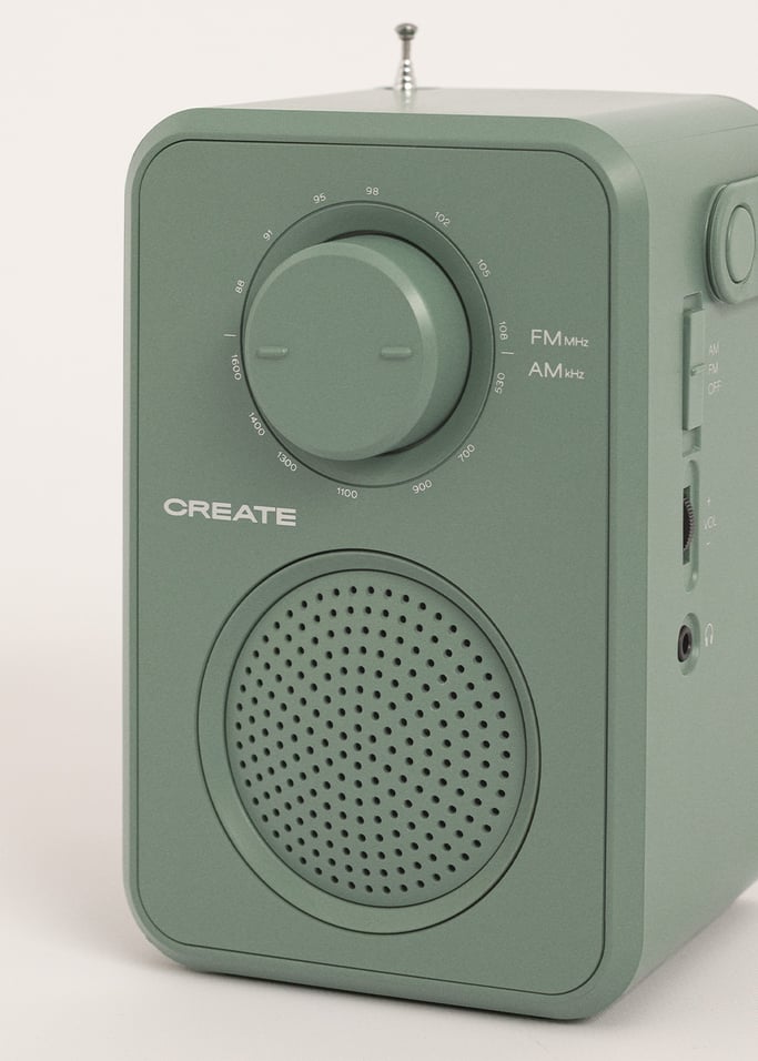 RADIO SPEAKER STUDIO - Tragbares AM/FM-Radio 5 W mit integriertem Lautsprecher, Galeriebild 9