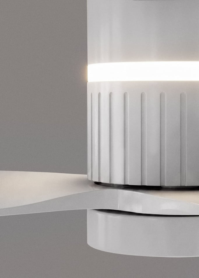 WIND LAYER - Leiser 40W-Deckenventilator Ø132 cm mit Ambiente-Beleuchtung, Galeriebild 4