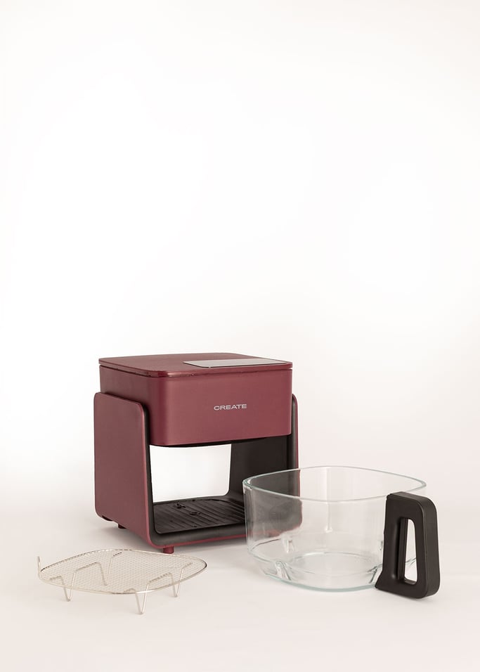 AIR FRYER STUDIO CRYSTAL - 4,2L Glas-Heißluftfritteuse mit optionalem Dampfgarer, Galeriebild 7