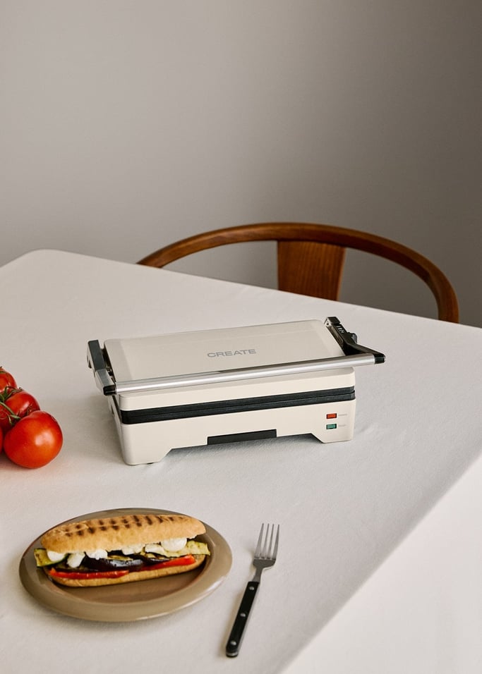 STONE GRILL EASY - Multifunktionaler, aufklappbarer 1600-W-Grill und Paninimaker, Galeriebild 1