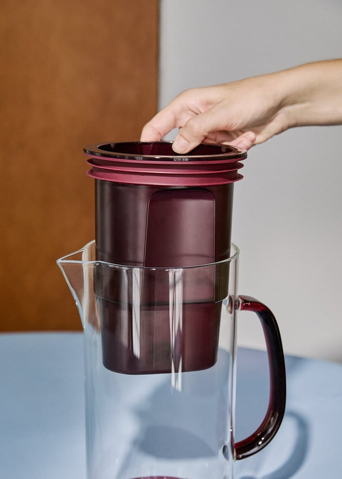 AQUA CLEAR JUG - 1,5-l-Glaskanne zur wasserfilterung mit doppelfilter, Galeriebild 2