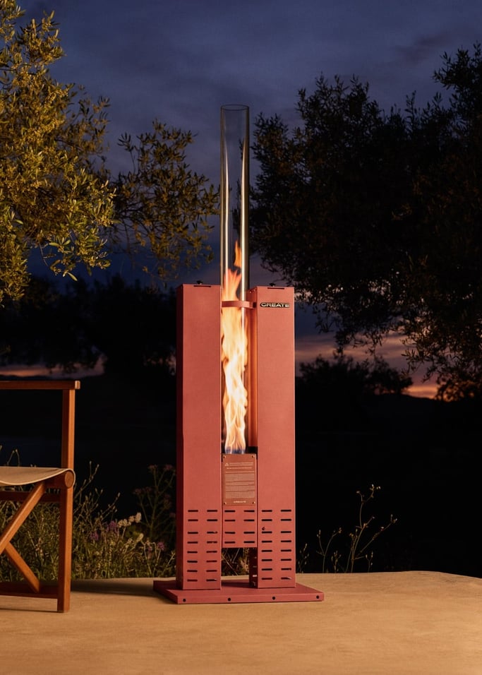 FIRE TUBE HEATER - 8,2 kW rauchfreier Pelletofen für den Außenbereich, Galeriebild 1