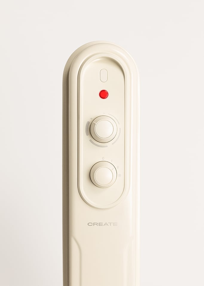 WARM OIL RETRO - Ölradiator mit 9 Heizrippen, 2000 W und Rollen, Galeriebild 10