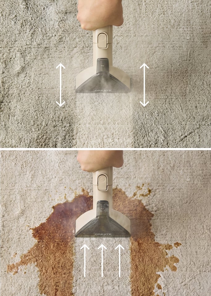 HOMECARE SPOT CLEANER - Dampfreiniger für Polster und Teppiche mit Saugfunktion, Galeriebild 4