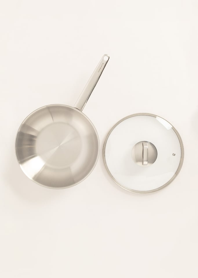 STEEL WOK - 3-lagiger Edelstahl-Wok mit Deckel, Galeriebild 9