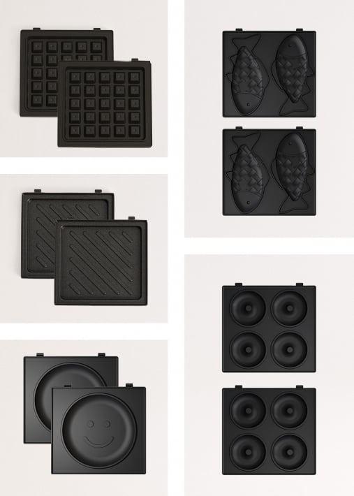 Placas intercambiables para STONE STUDIO Individual -  Gofres, Tortitas, Peces Taiyaki, Donuts, Grill