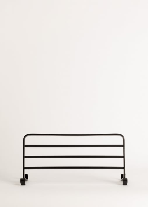 Estante con ganchos y tres barras para toallero WARM TOWEL