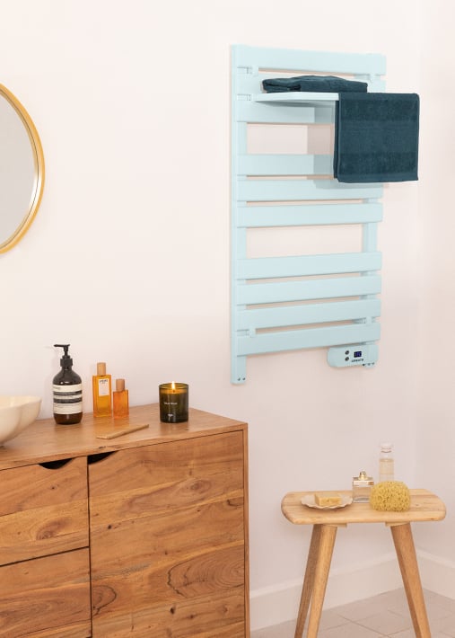 WARM TOWEL - Toallero eléctrico de suelo o pared 500W