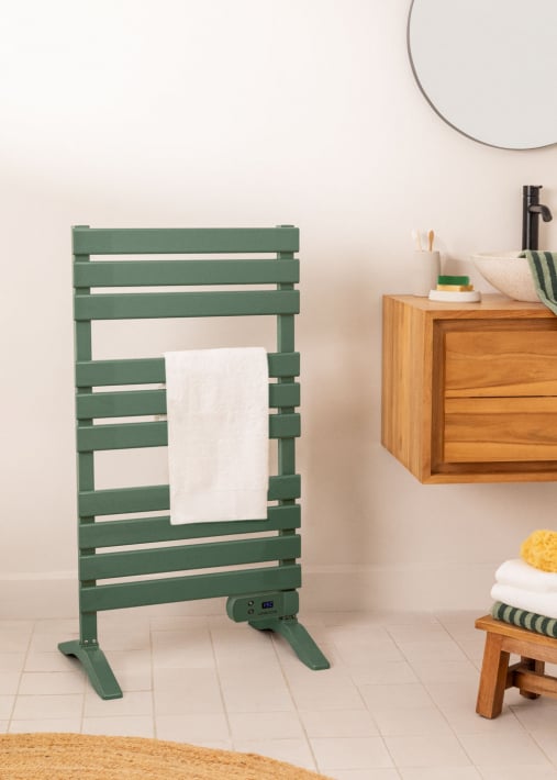 WARM TOWEL - Toallero eléctrico de suelo o pared 500W