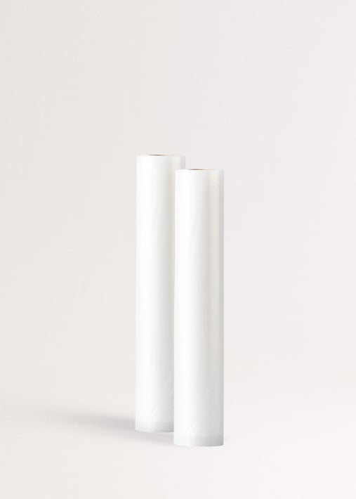 Pack de 2 rollos de bolsas para envasar al vacío
