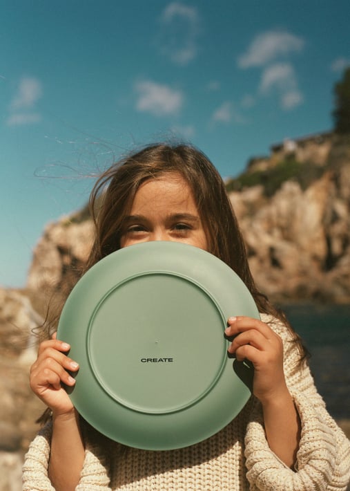 KITCHENWARE OUTDOOR ECO - Set de 4 platos para exterior