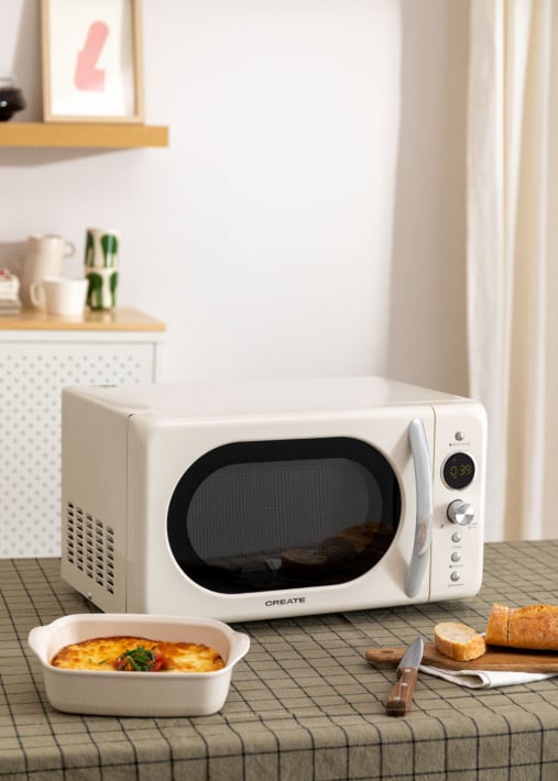 MICROWAVE RETRO - Microondas 20L grill digital 900W