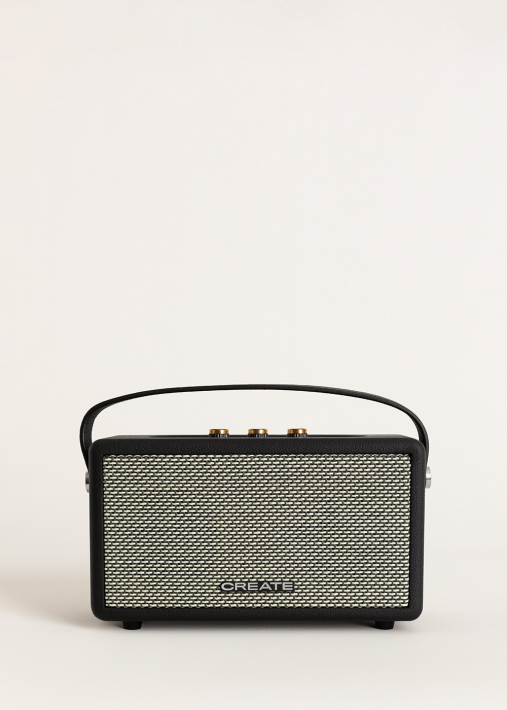 SPEAKER RETRO - Altavoz portátil con Bluetooth, USB y AUX