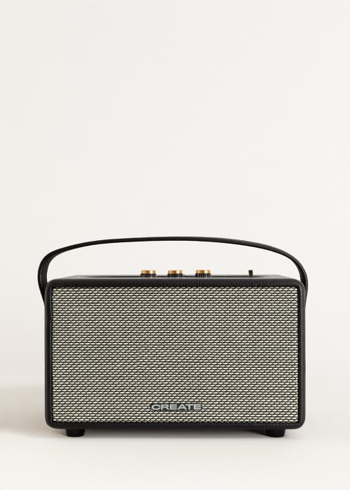 SPEAKER RETRO - Altavoz portátil con Bluetooth, USB y AUX
