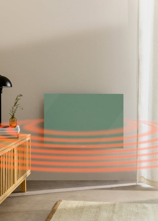 WARM MINIMAL IR - Calefactor infrarrojo de pared con WiFi