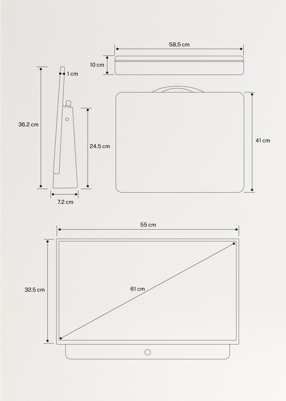 TV MOVE STUDIO - Televisor Smart TV 24