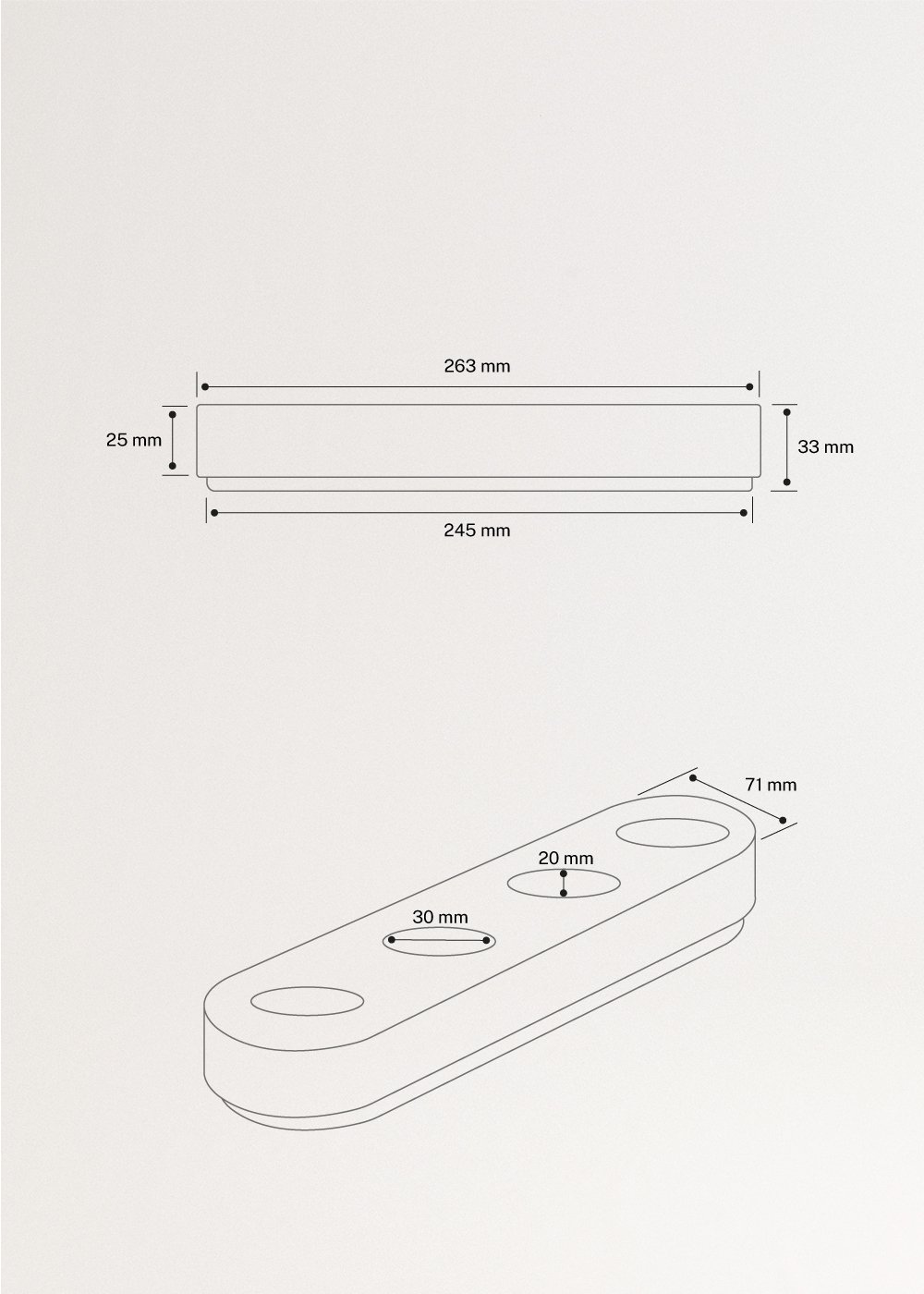 KITCHENWARE STUDIO - Pack de 4 utensilios de cocina con soporte de madera, medidas foto vertical