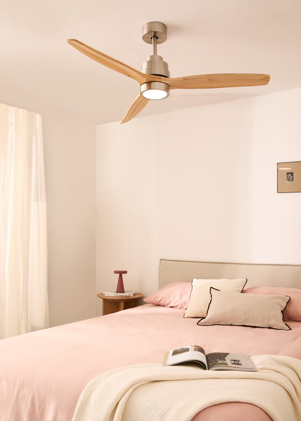 WIND STYLANCE NATURAL WOOD - Ventilador de techo 40W silencioso 100% madera varios tamaños