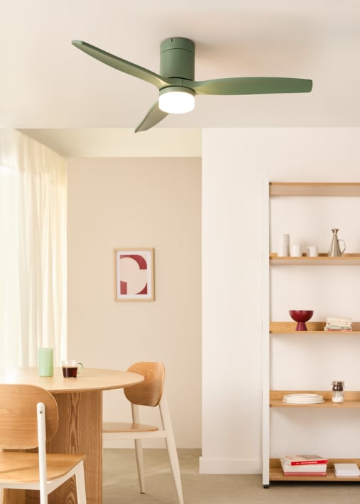 WIND CALM - Ventilador de techo 40W silencioso con aspas de ABS técnico varios tamaños