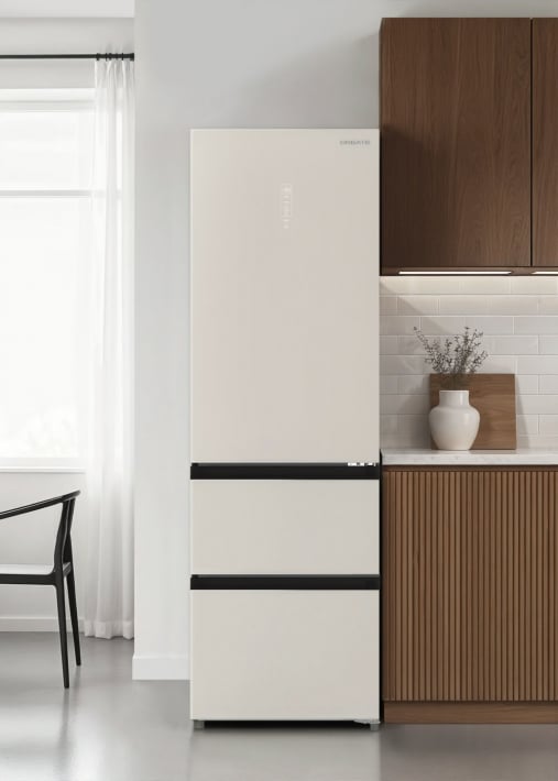 FRIDGE STUDIO COMBI PRO FLEX 401 - Frigorífico estilo Italian 401L No Frost con Space Pro y Care+