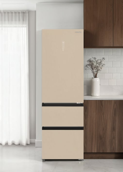 FRIDGE STUDIO COMBI PRO FLEX 401 - Frigorífico estilo Italian 401L No Frost con Space Pro y Care+