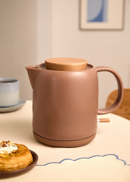 KETTLE CERAMIC - Hervidor de agua eléctrico de cerámica 1 L