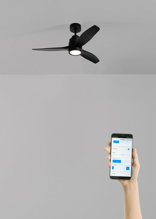 WIND STYLANCE - Ventilador de techo 40W silencioso con aspas de ABS técnico varios tamaños