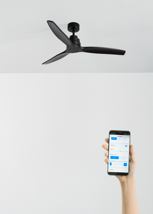 WIND STYLANCE - Ventilador de techo 40W silencioso con aspas de ABS técnico varios tamaños