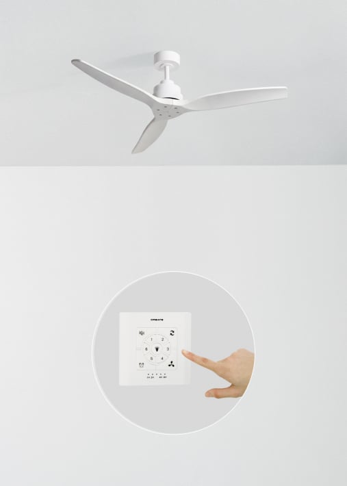 WIND STYLANCE - Ventilador de techo 40W silencioso con aspas de ABS técnico varios tamaños