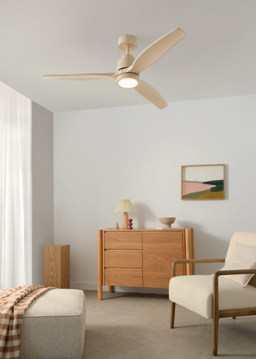 WIND STYLANCE - Ventilador de techo 40W silencioso con aspas de ABS técnico varios tamaños