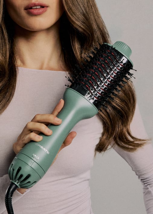 CERAMIC LED VOLUME STYLER - Cepillo voluminizador con doble tratamiento LED