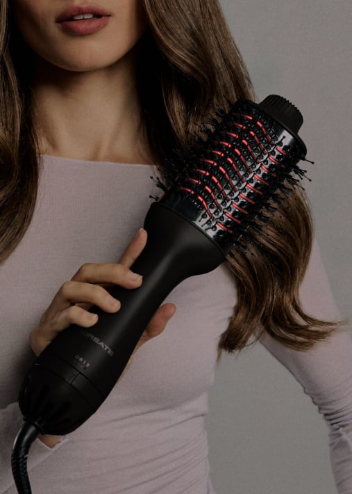 CERAMIC LED VOLUME STYLER - Cepillo voluminizador con doble tratamiento LED