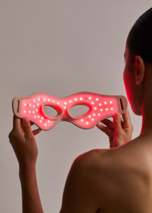 SKINCARE LED EYE MASK - Antifaz de tratamiento LED 4 en 1 para el contorno de ojos