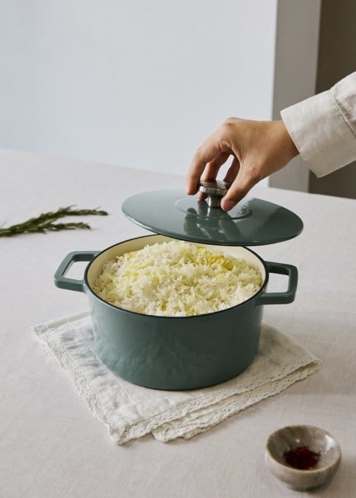 IRON POT - Cacerola cocotte de hierro fundido esmaltada