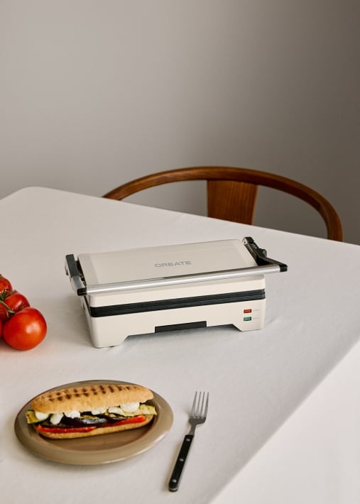 STONE GRILL EASY - Grill y panini multifunción 1600W abatible