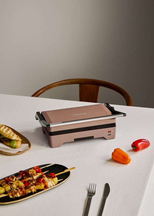 STONE GRILL EASY - Grill y panini multifunción 1600W abatible