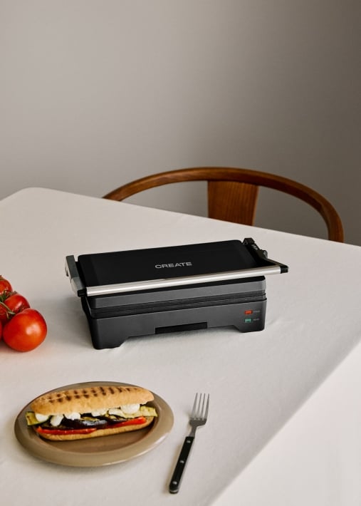 STONE GRILL EASY - Grill y panini multifunción 1600W abatible