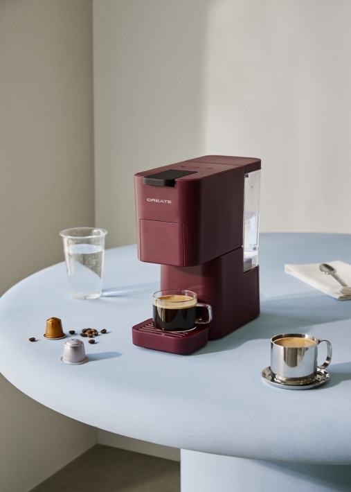 THERA STUDIO - Cafetera multicápsula express y café molido