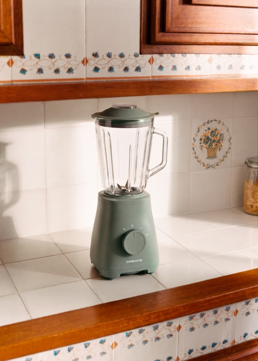 BLENDER PULSE 1300 - Batidora de jarra 1300W con jarra de cristal 1.5 L