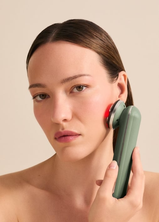 SKINCARE RF LIFT 5 in 1 - Dispositivo de radiofrecuencia facial 5 en 1 con EMS, fototerapia LED y tecnología iónica