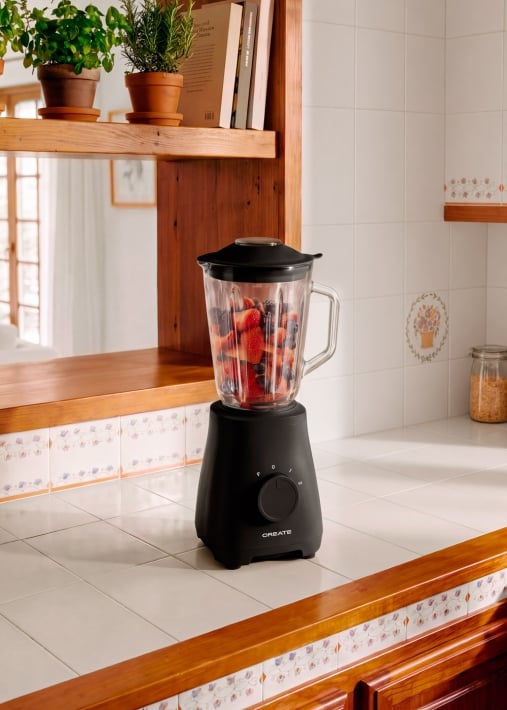 BLENDER PULSE 1300 - Batidora de jarra 1300W con jarra de cristal 1.5 L