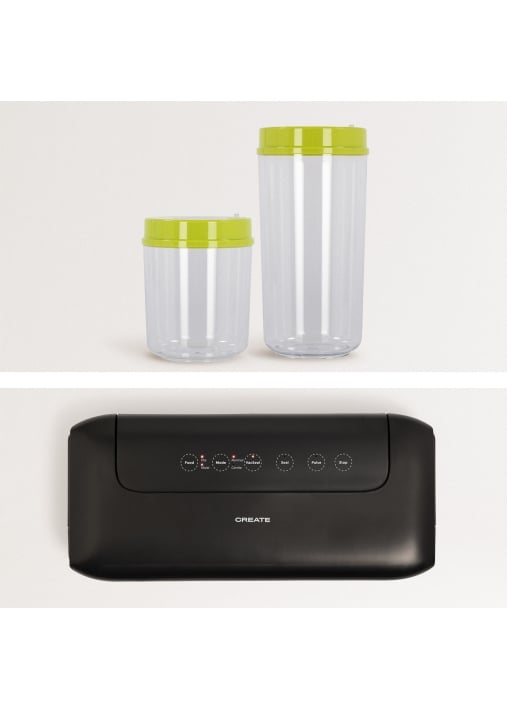 PACK VACUUM SEALER Envasadora al vacío + 2 Botes de envasado al vacío